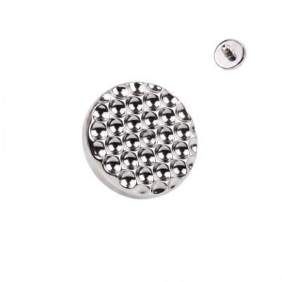 Disc Top Hammered Implant Grade Titanium with Internal Thread