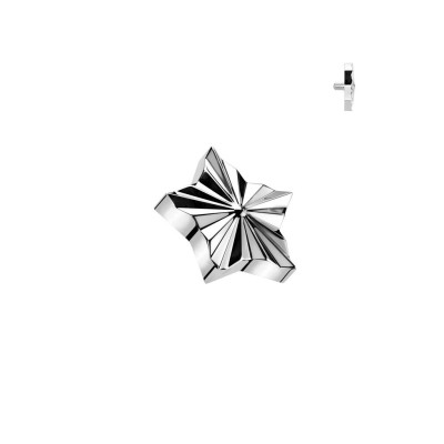 Top Estrela Corte Diamante de Titânio Grau Implante com Rosca Interna