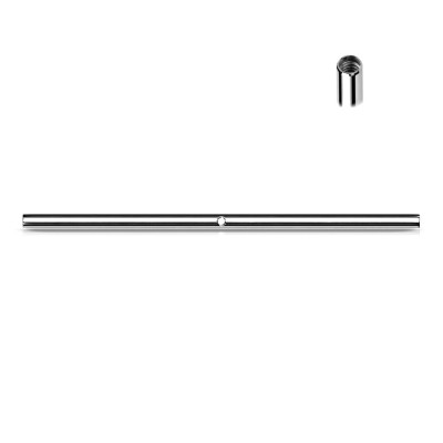 Implant Grade Titanium Internally Threaded Barbell Pins With Threaded Hole on Bar
