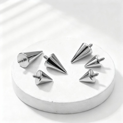 Top Cono in Titanio Grado Implantare con Filettatura Interna