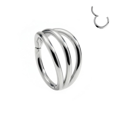 Aro de Triple Anillo con Bisagra de Titanio de Grado Implante