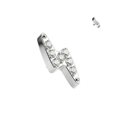 Bijou Supérieur Rayon avec Zirconias Serties CNC en Titane Qualité Implant avec Filetage Interne