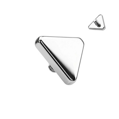 Top Triángulo Plano de Titanio Grado Implante con Rosca Interna