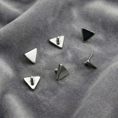 Embout Triangle Plat en Titane de Qualité Implant avec Filetage Interne