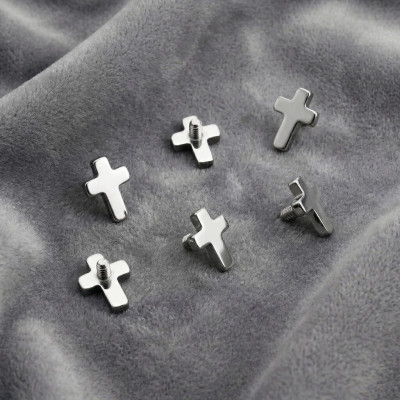 Embout Croix Plate en Titane de Qualité Implant avec Filetage Interne
