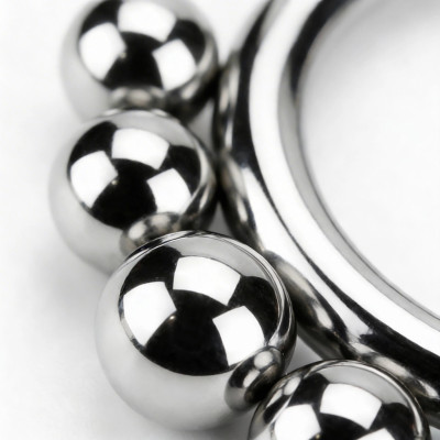 Anneau avec Extérieur à Billes Étagées et Charnière en Titane de Qualité Implant