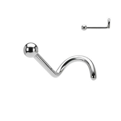 Bijou Nostril avec Boule en Titane de Qualité Implant